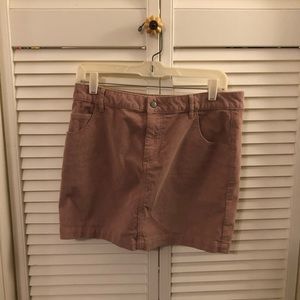 Urban outfitters pink mini skirt